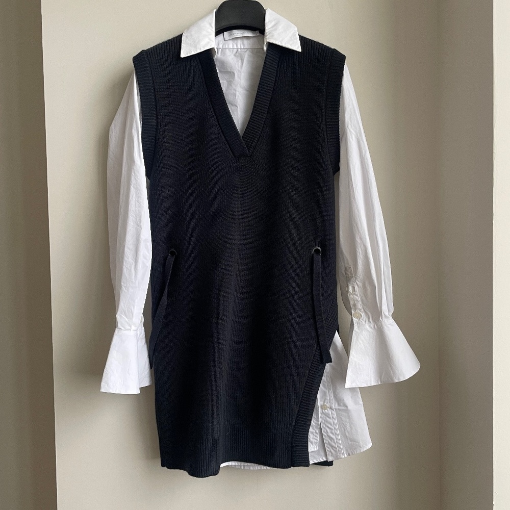 Jonathan Simkhai Skai shirt mini dress